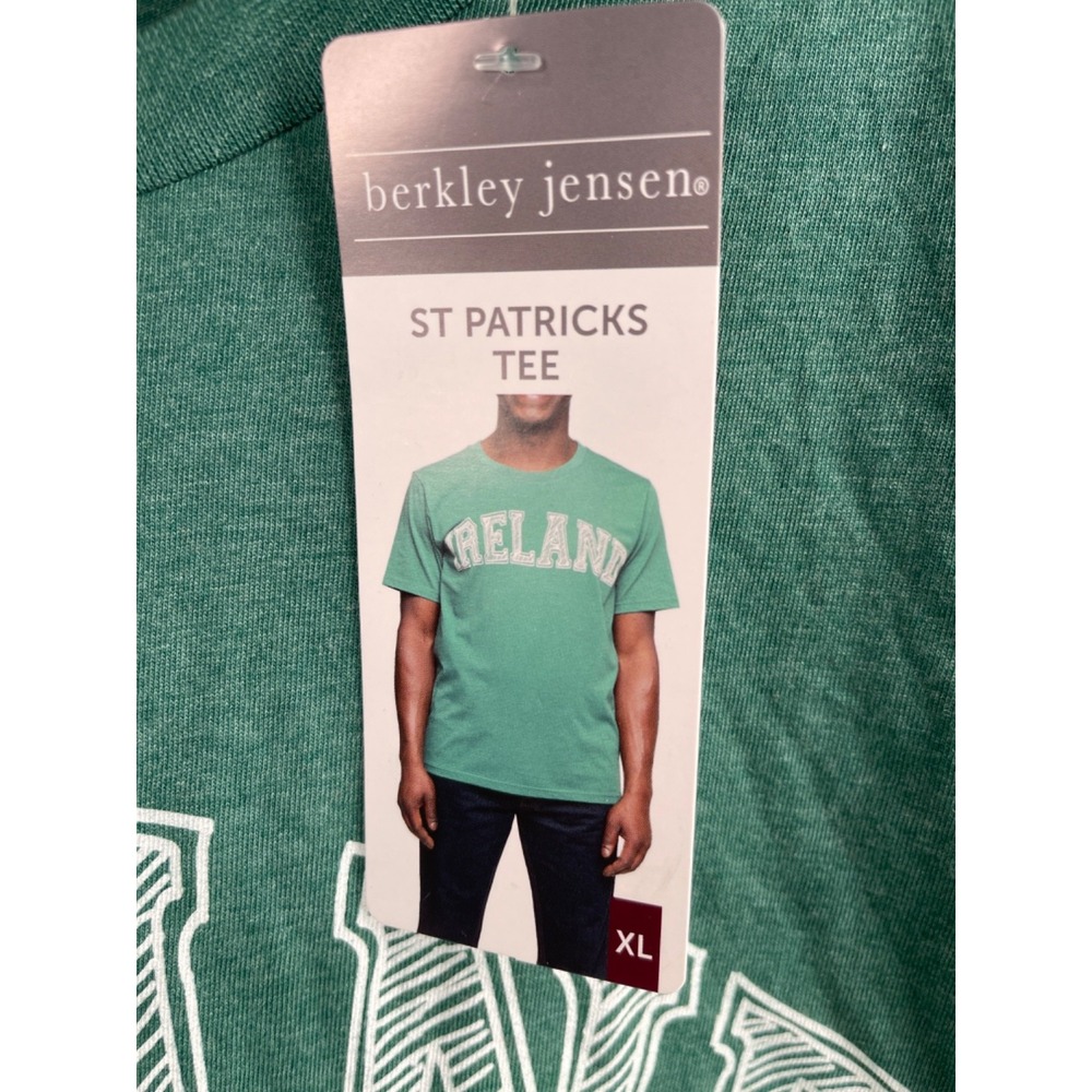 Berkley Jensen Mens Ireland Green XL T-shirt St. Patricks Day